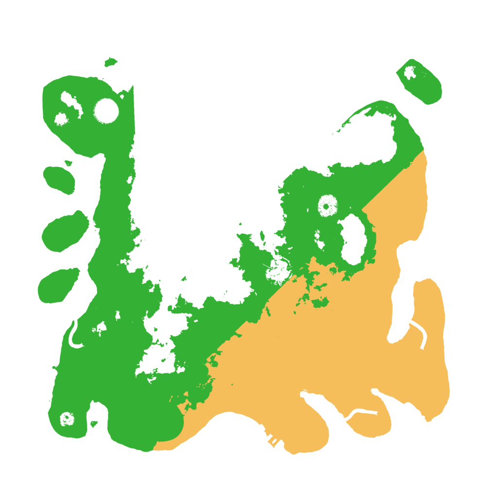 Biome Rust Map: Procedural Map, Size: 3550, Seed: 521094