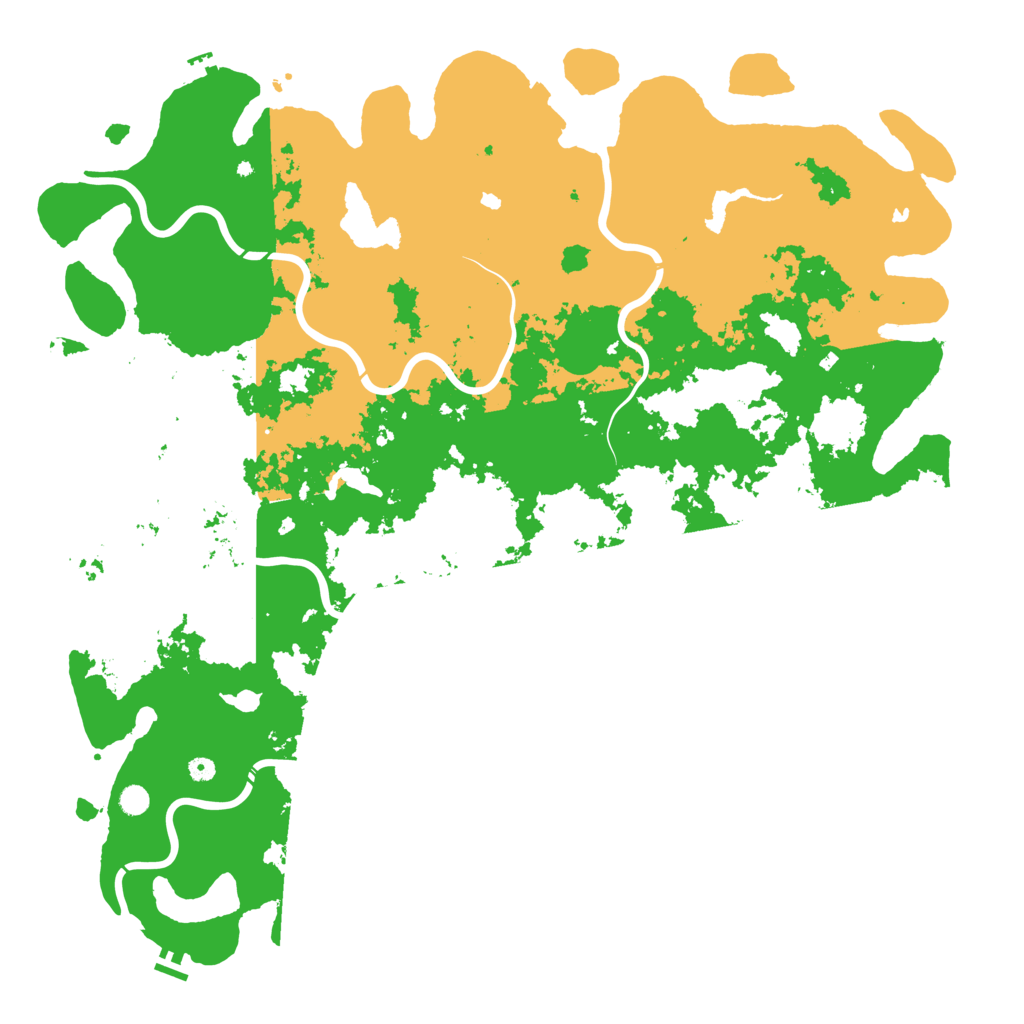 Biome Rust Map: Procedural Map, Size: 6000, Seed: 11269