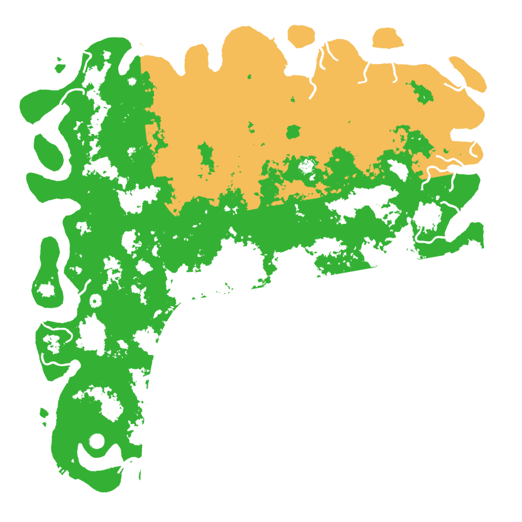 Biome Rust Map: Procedural Map, Size: 6000, Seed: 11269