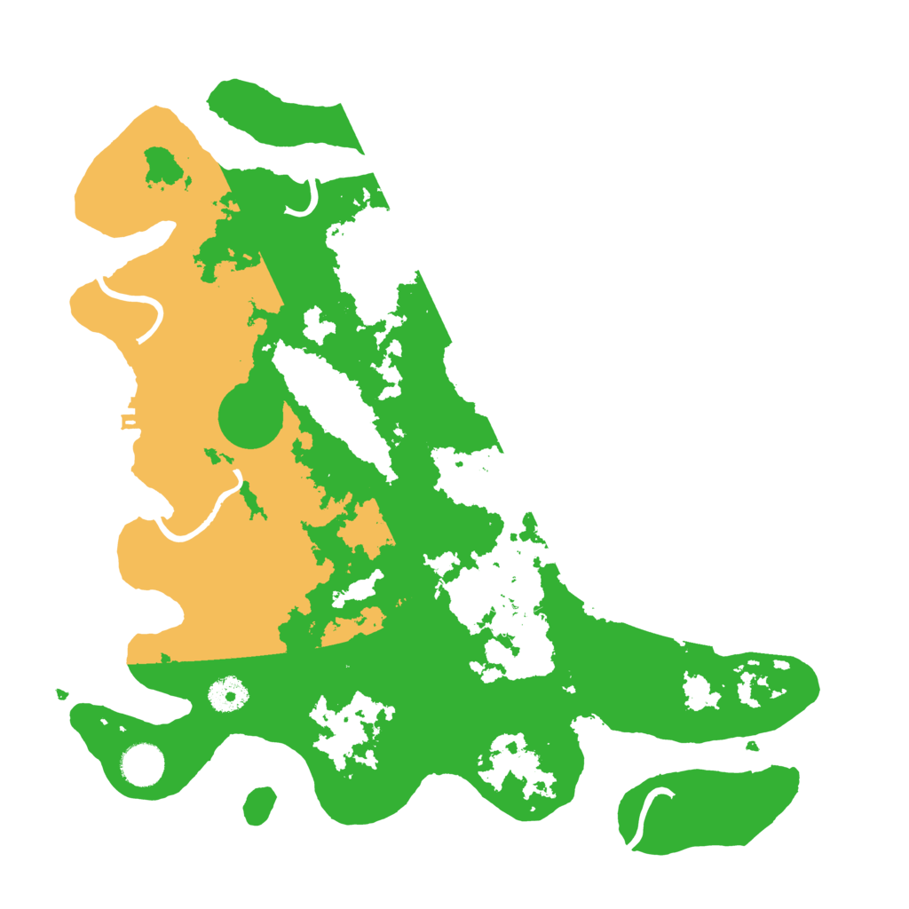 Biome Rust Map: Procedural Map, Size: 3700, Seed: 493095729