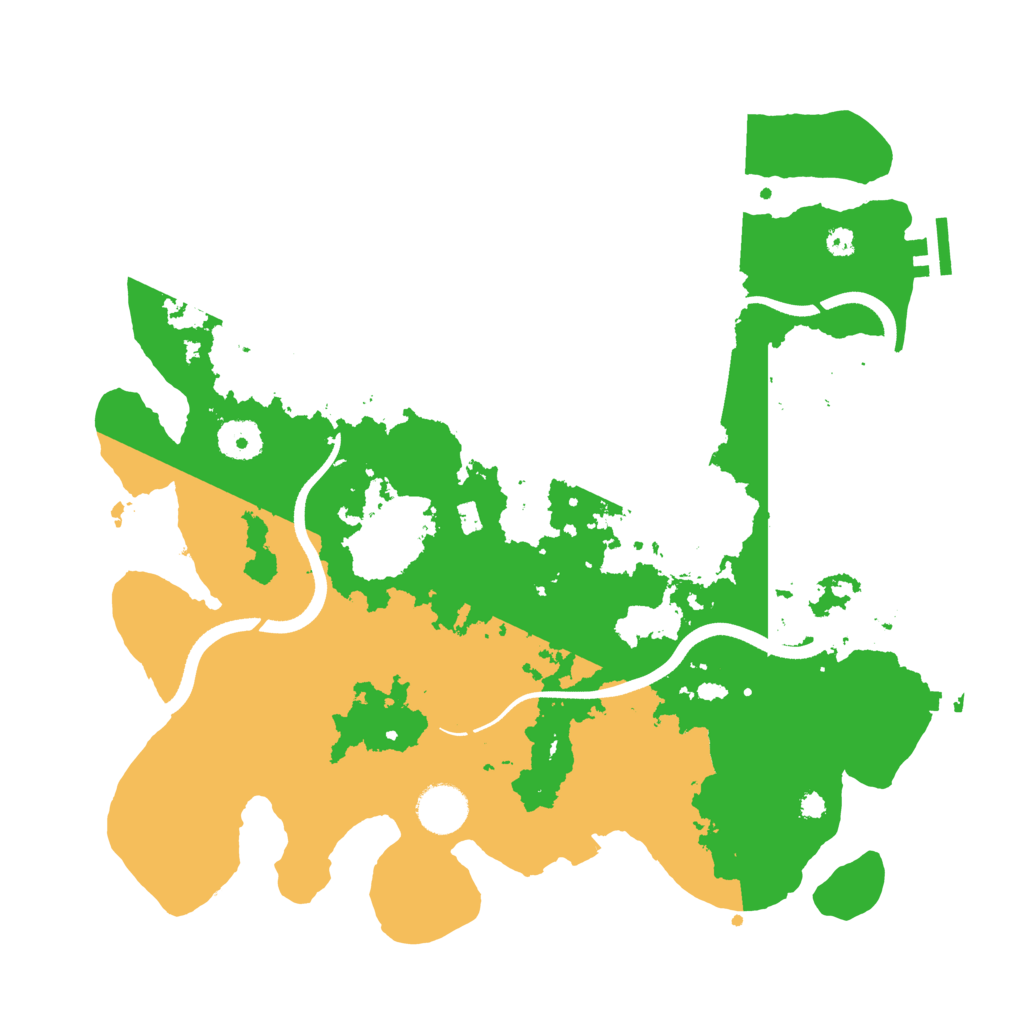 Biome Rust Map: Procedural Map, Size: 3600, Seed: 1595052012