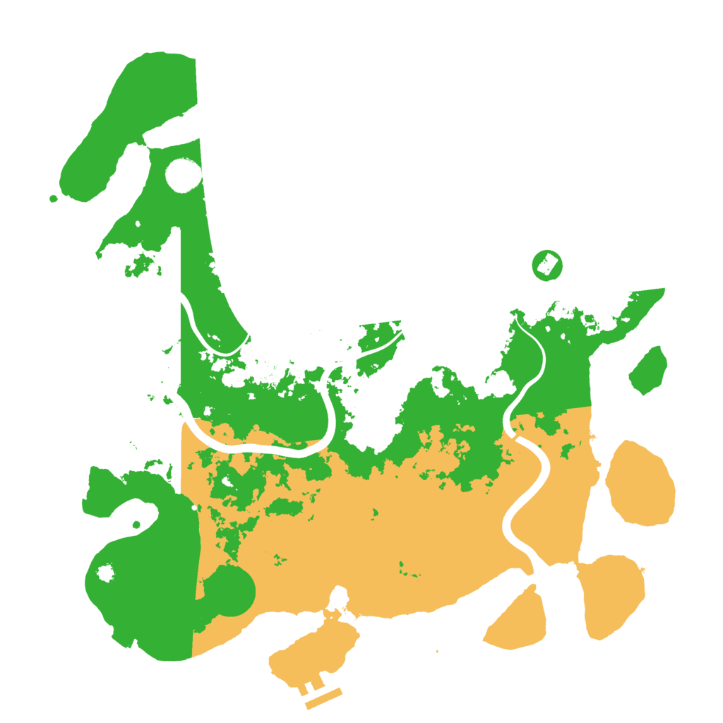 Biome Rust Map: Procedural Map, Size: 3800, Seed: 1914627