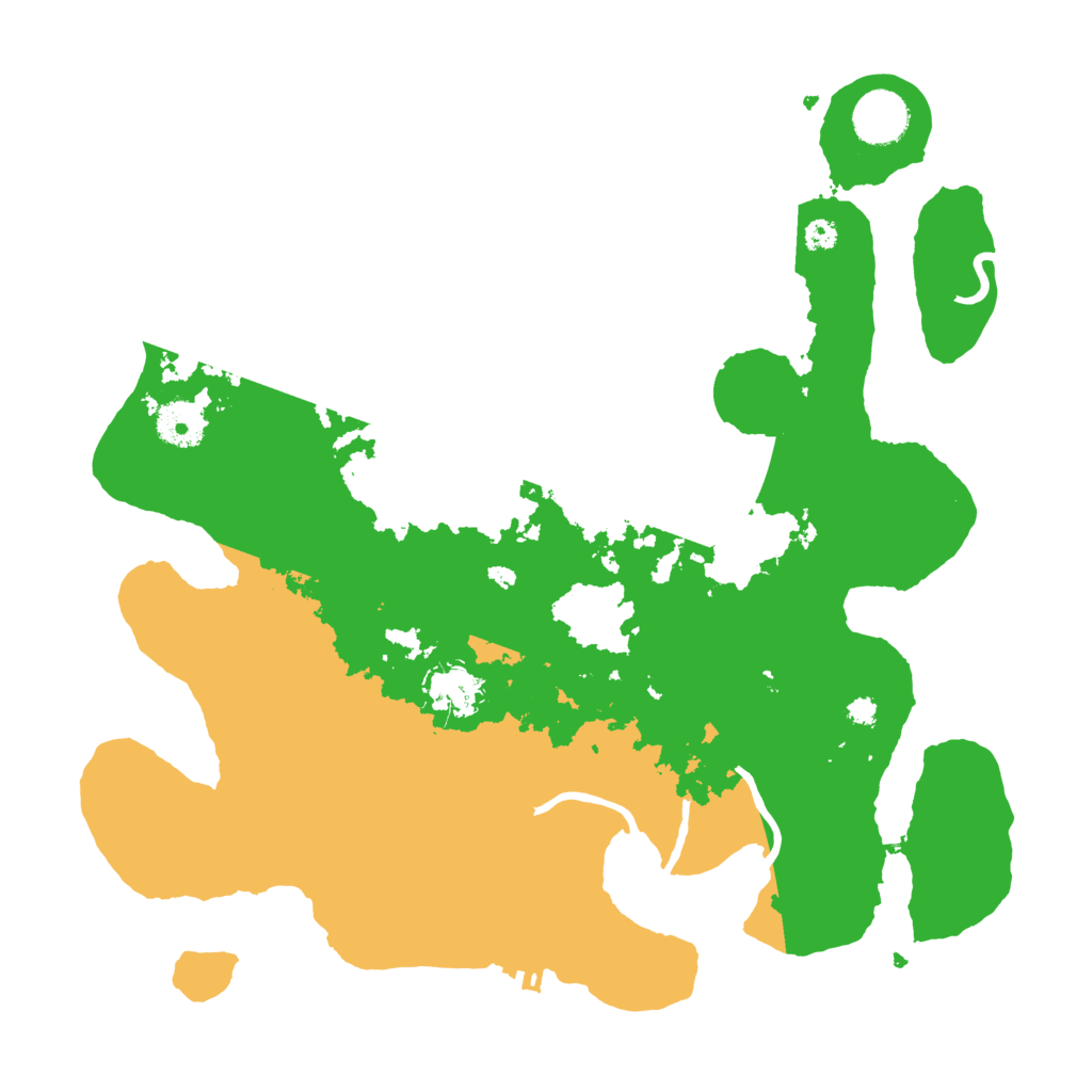 Biome Rust Map: Procedural Map, Size: 3500, Seed: 8209842