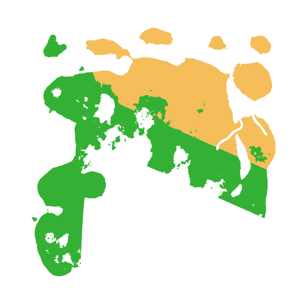 Biome Rust Map: Procedural Map, Size: 3000, Seed: 978016597