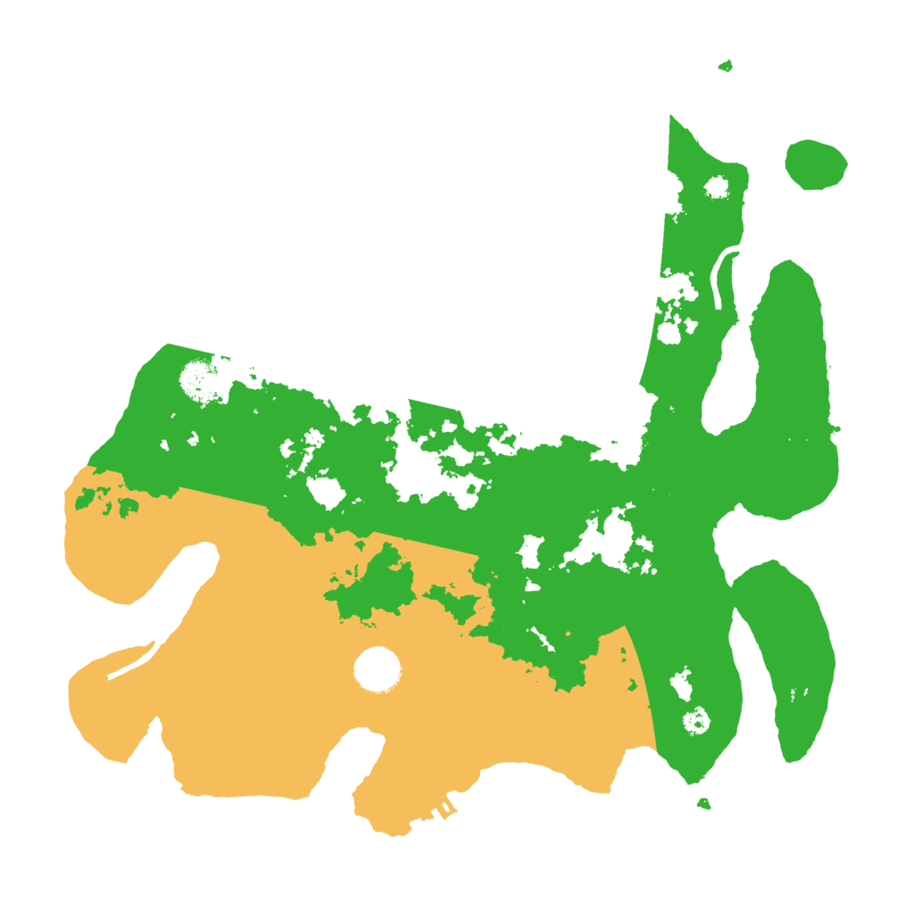 Biome Rust Map: Procedural Map, Size: 3500, Seed: 29264486