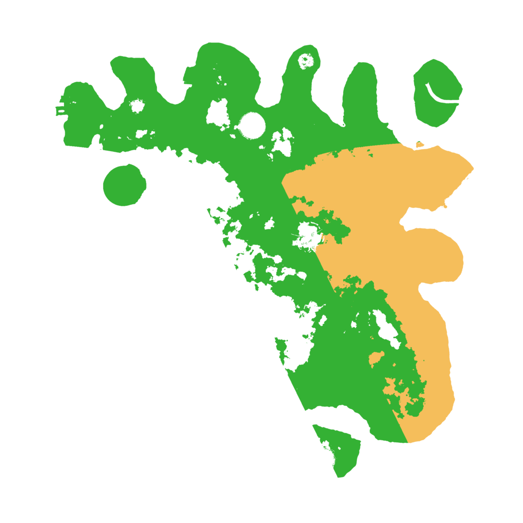 Biome Rust Map: Procedural Map, Size: 3500, Seed: 50002198