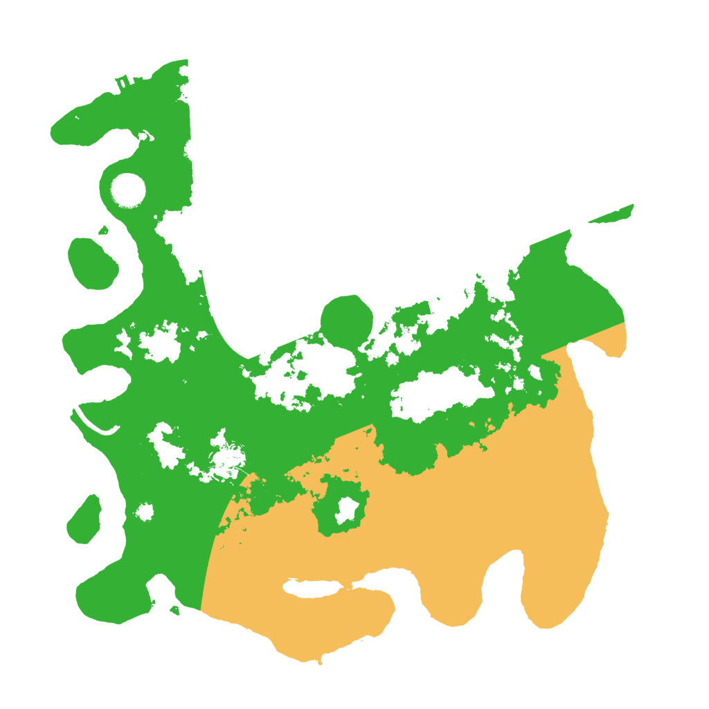 Biome Rust Map: Procedural Map, Size: 3600, Seed: 8472555