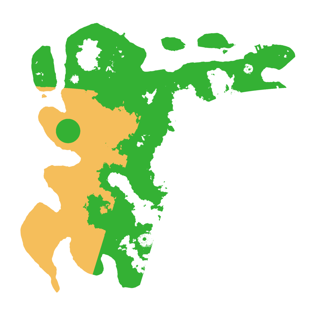Biome Rust Map: Procedural Map, Size: 3500, Seed: 54692931