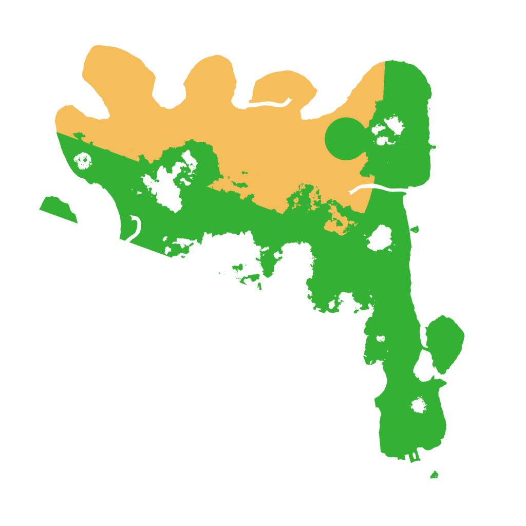 Biome Rust Map: Procedural Map, Size: 3250, Seed: 87800578
