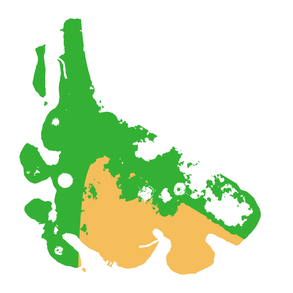 Biome Rust Map: Procedural Map, Size: 3500, Seed: 809612726