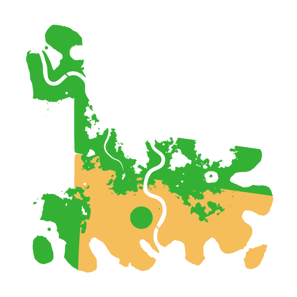 Biome Rust Map: Procedural Map, Size: 3500, Seed: 841962054