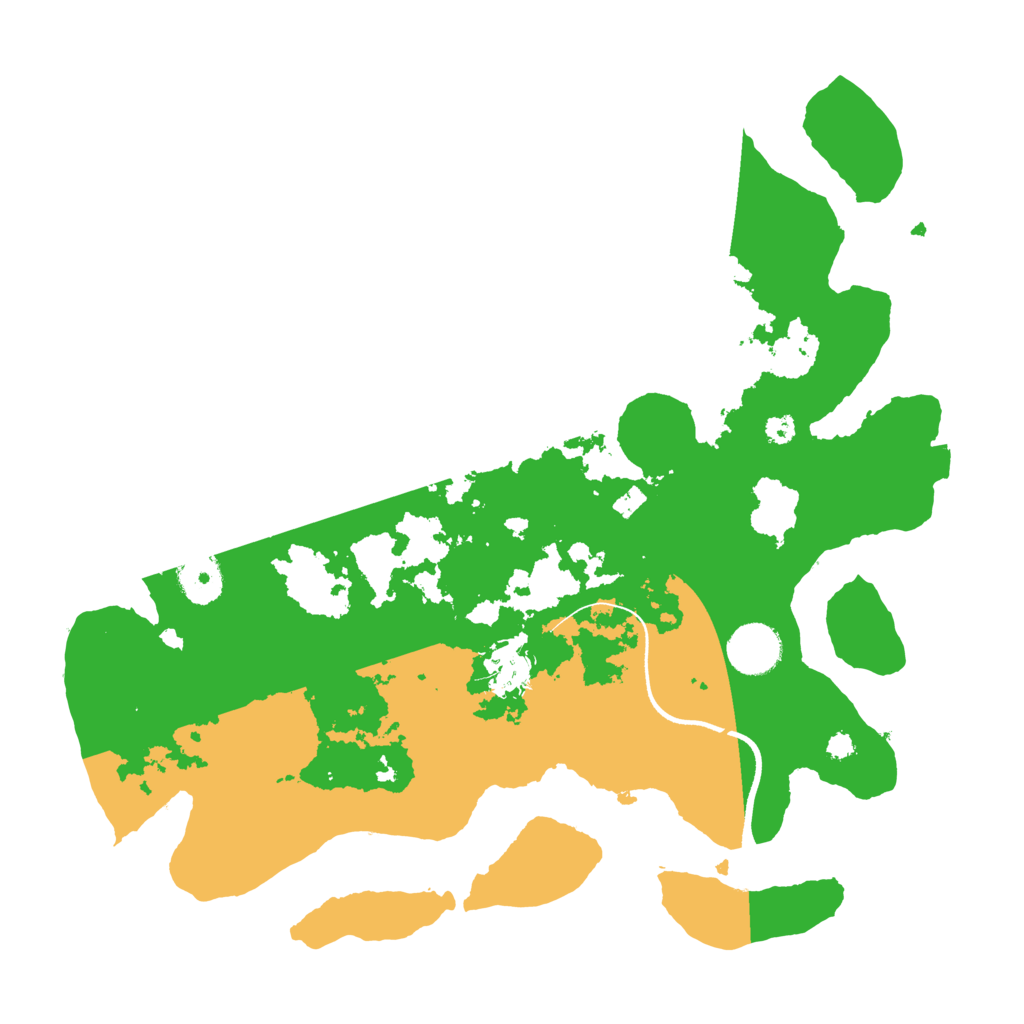 Biome Rust Map: Procedural Map, Size: 3500, Seed: 1159861126