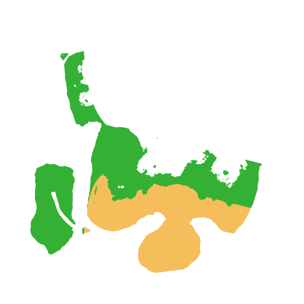 Biome Rust Map: Procedural Map, Size: 2000, Seed: 196777979