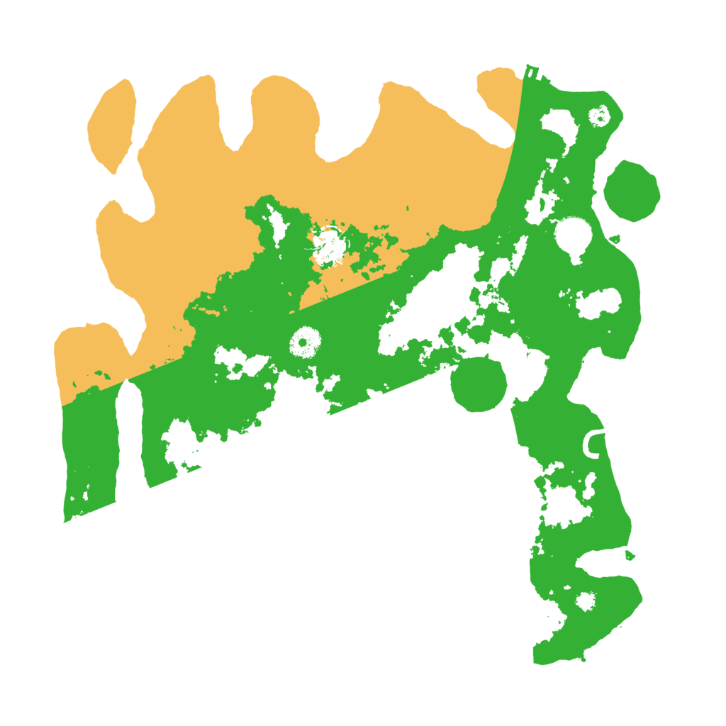 Biome Rust Map: Procedural Map, Size: 3500, Seed: 19275306