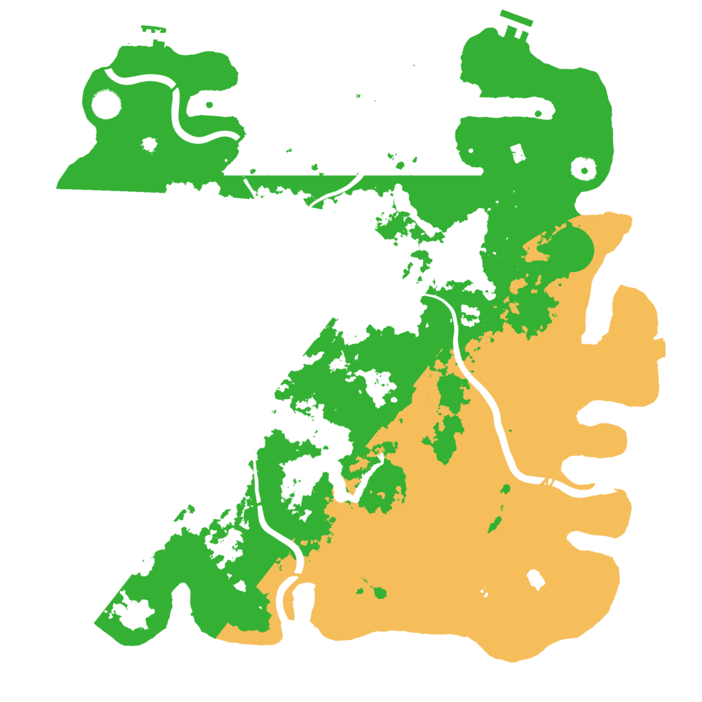Biome Rust Map: Procedural Map, Size: 4250, Seed: 20230105