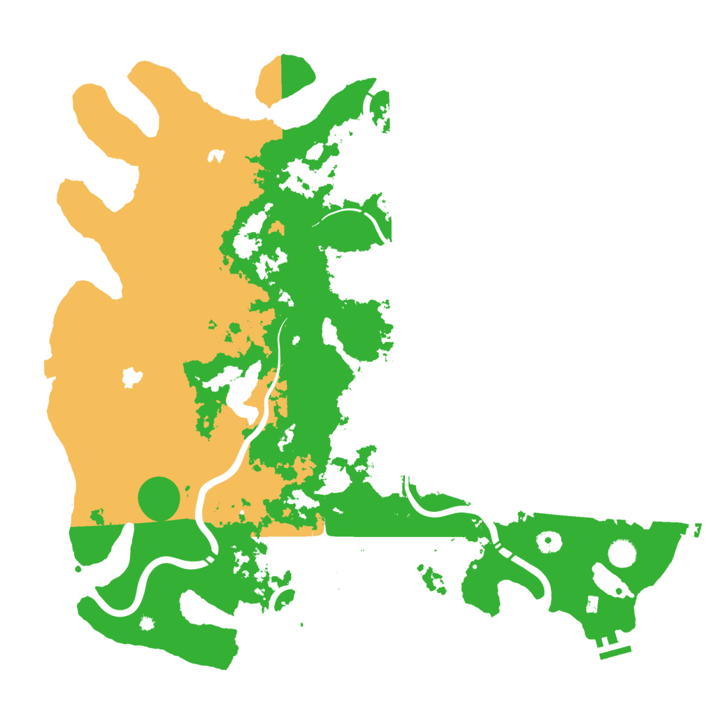 Biome Rust Map: Procedural Map, Size: 4500, Seed: 454913896