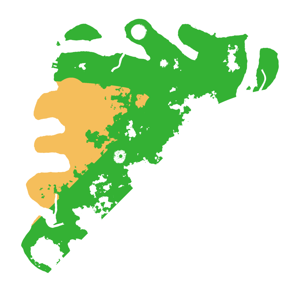 Biome Rust Map: Procedural Map, Size: 3500, Seed: 1017