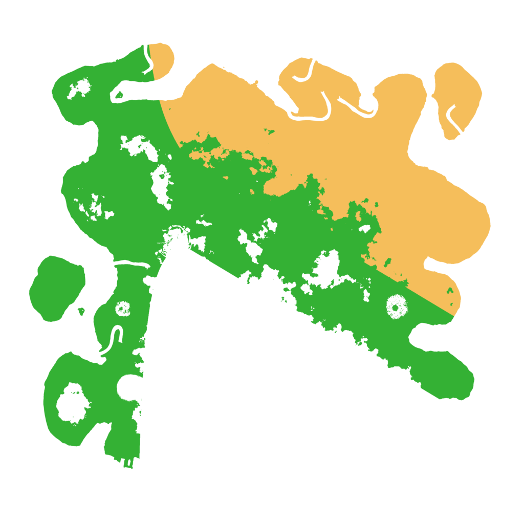 Biome Rust Map: Procedural Map, Size: 3500, Seed: 37305857