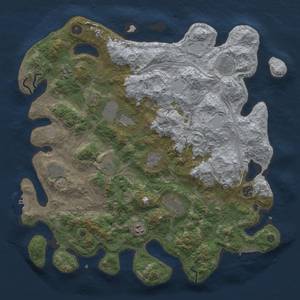 Thumbnail Rust Map: Procedural Map, Size: 4250, Seed: 1056092711, 17 Monuments