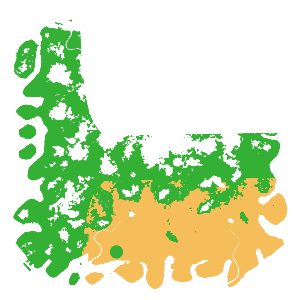 Biome Rust Map: Procedural Map, Size: 6000, Seed: 673895466