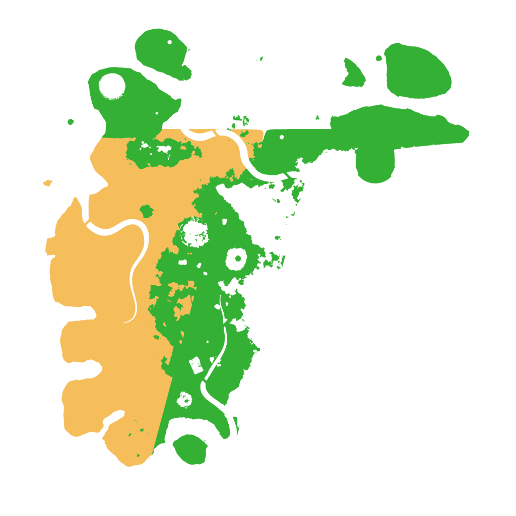 Biome Rust Map: Procedural Map, Size: 3500, Seed: 45046827