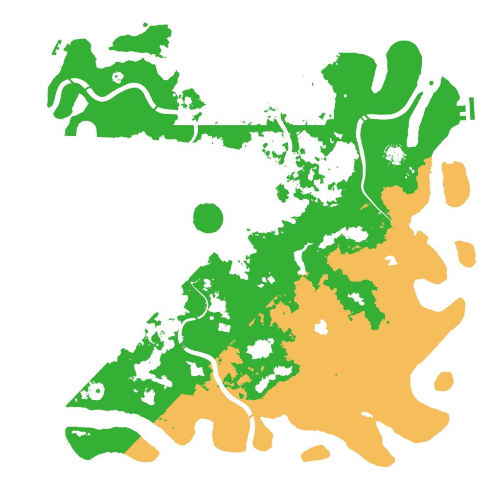 Biome Rust Map: Procedural Map, Size: 4500, Seed: 812