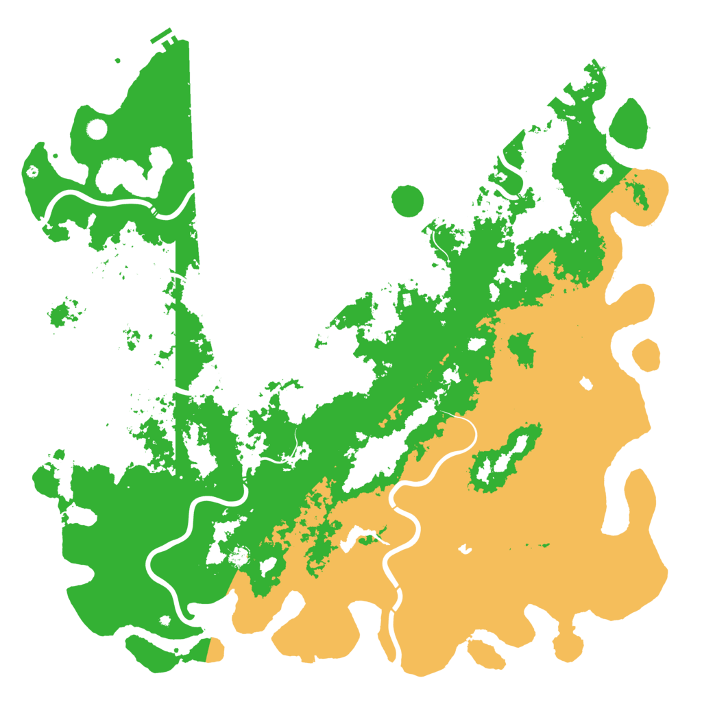 Biome Rust Map: Procedural Map, Size: 6000, Seed: 40400