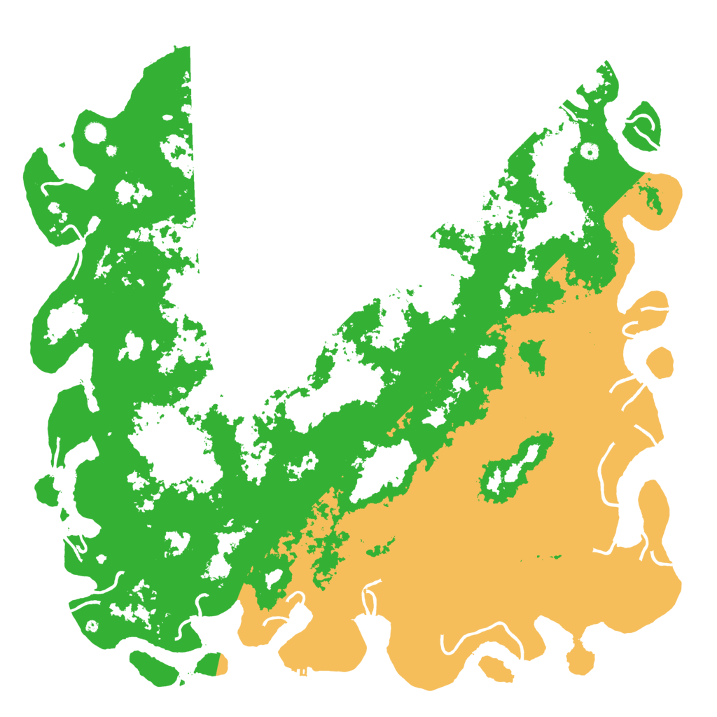 Biome Rust Map: Procedural Map, Size: 6000, Seed: 40400