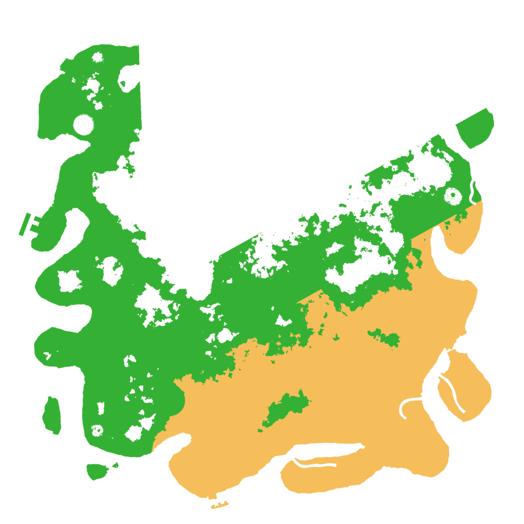 Biome Rust Map: Procedural Map, Size: 4500, Seed: 24058