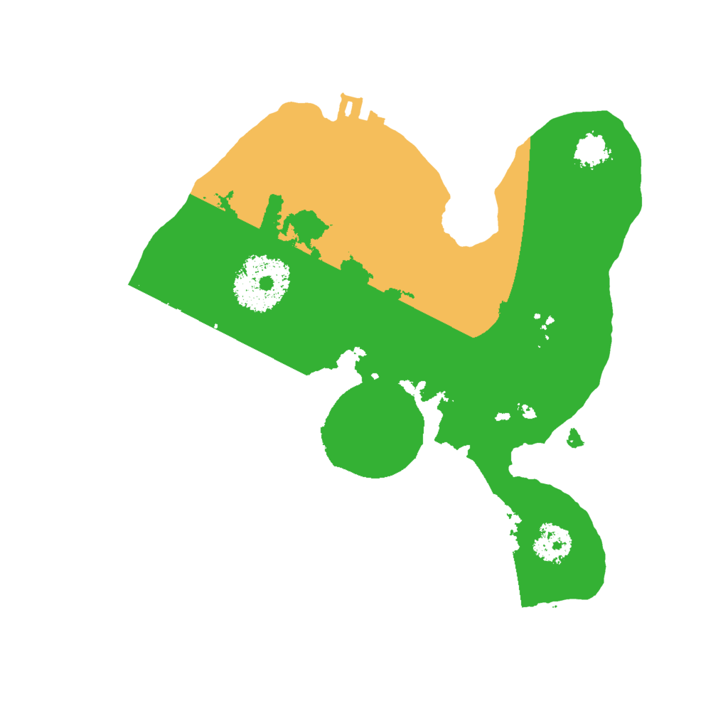 Biome Rust Map: Procedural Map, Size: 2000, Seed: 456546