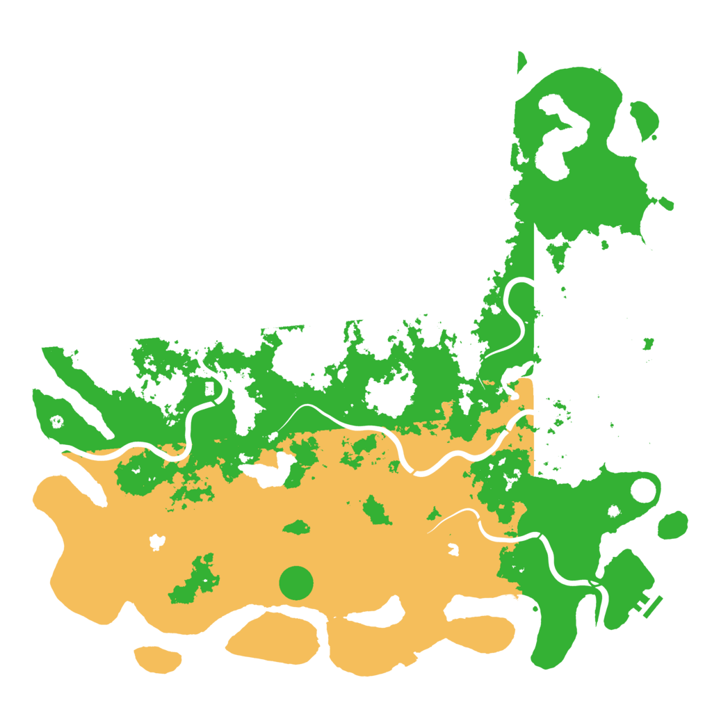 Biome Rust Map: Procedural Map, Size: 5500, Seed: 936768690