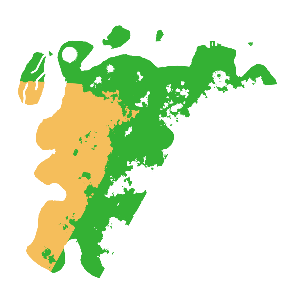 Biome Rust Map: Procedural Map, Size: 3500, Seed: 956541534