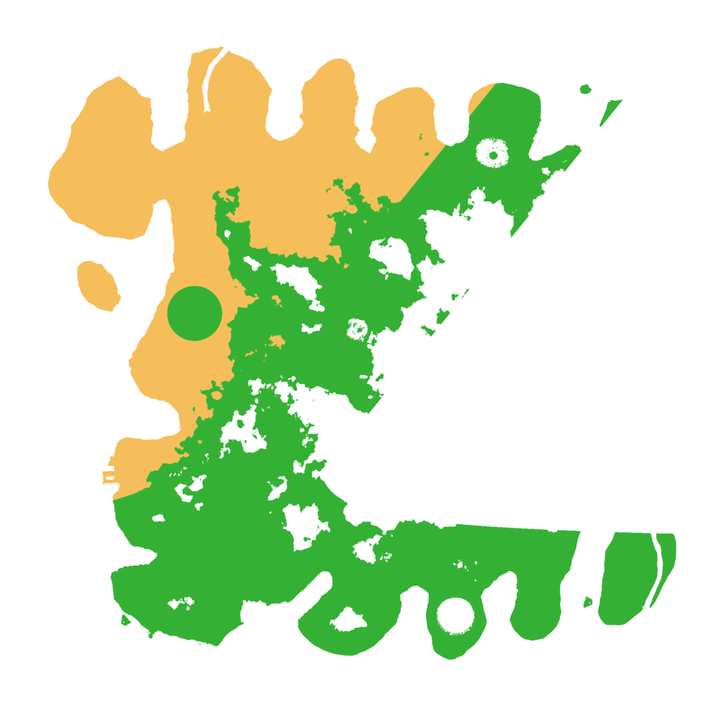 Biome Rust Map: Procedural Map, Size: 3500, Seed: 2139949442