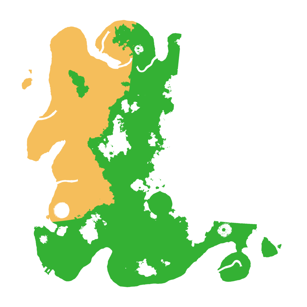 Biome Rust Map: Procedural Map, Size: 3500, Seed: 77677845