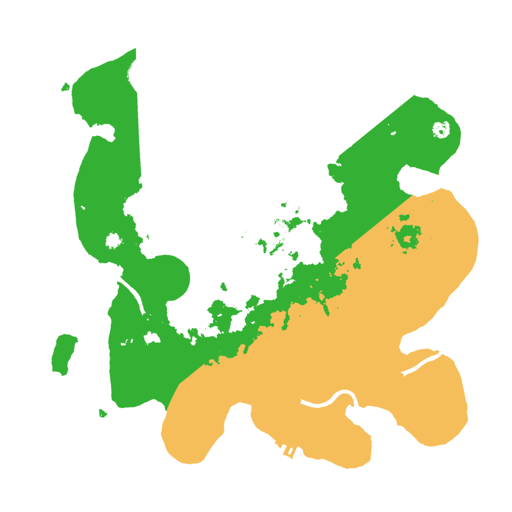 Biome Rust Map: Procedural Map, Size: 3000, Seed: 79151