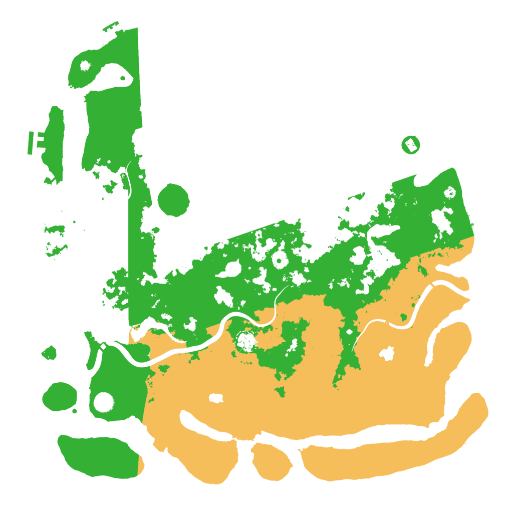 Biome Rust Map: Procedural Map, Size: 4500, Seed: 485971