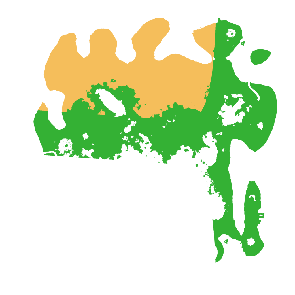 Biome Rust Map: Procedural Map, Size: 3500, Seed: 69142101