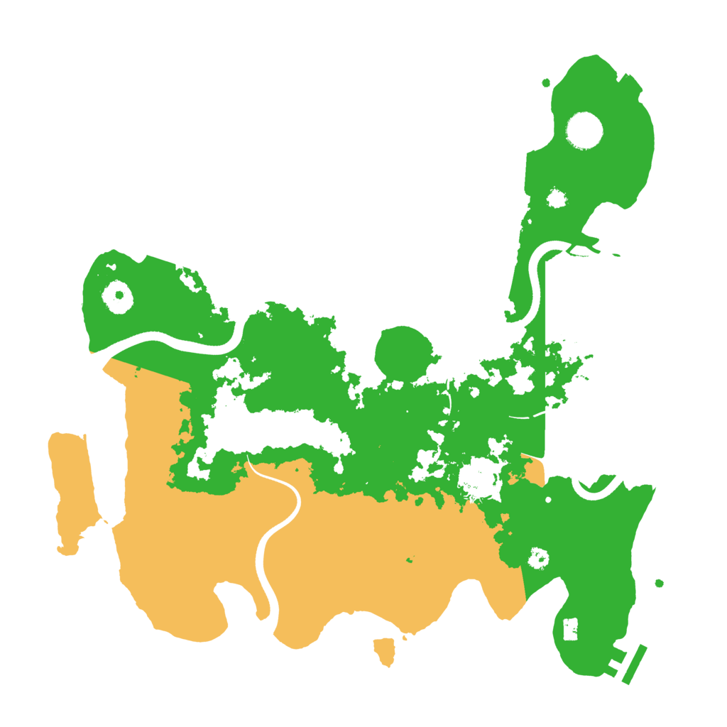 Biome Rust Map: Procedural Map, Size: 3500, Seed: 5911677
