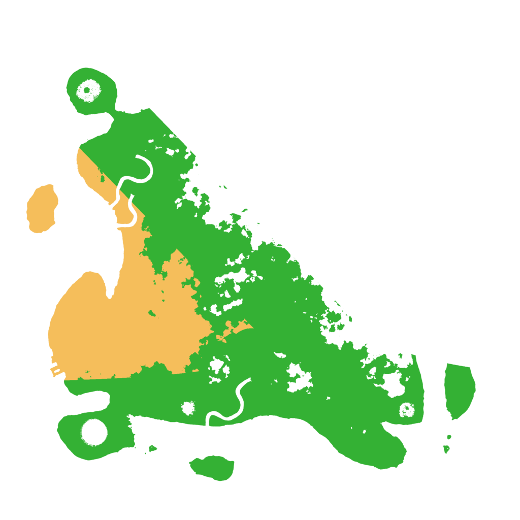 Biome Rust Map: Procedural Map, Size: 3500, Seed: 15699821