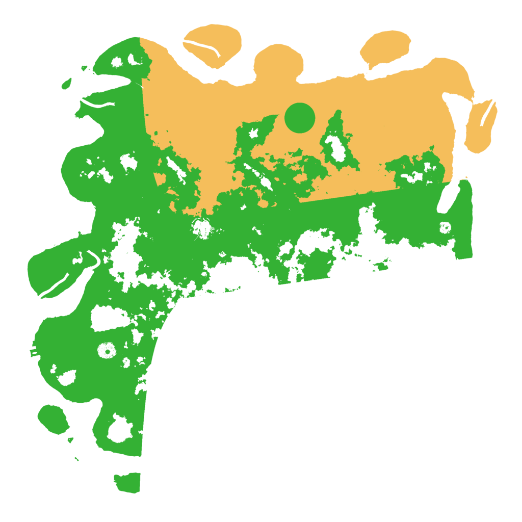 Biome Rust Map: Procedural Map, Size: 4500, Seed: 38342906