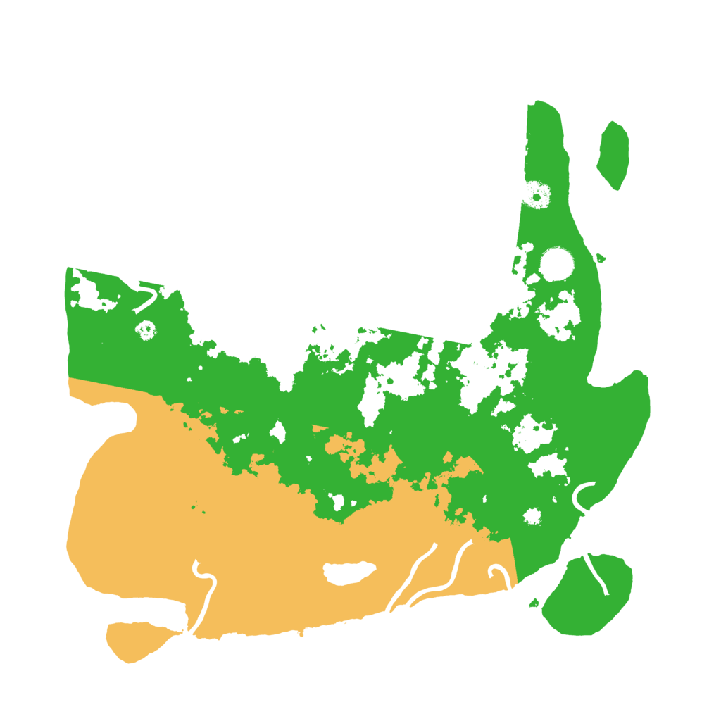 Biome Rust Map: Procedural Map, Size: 3800, Seed: 11