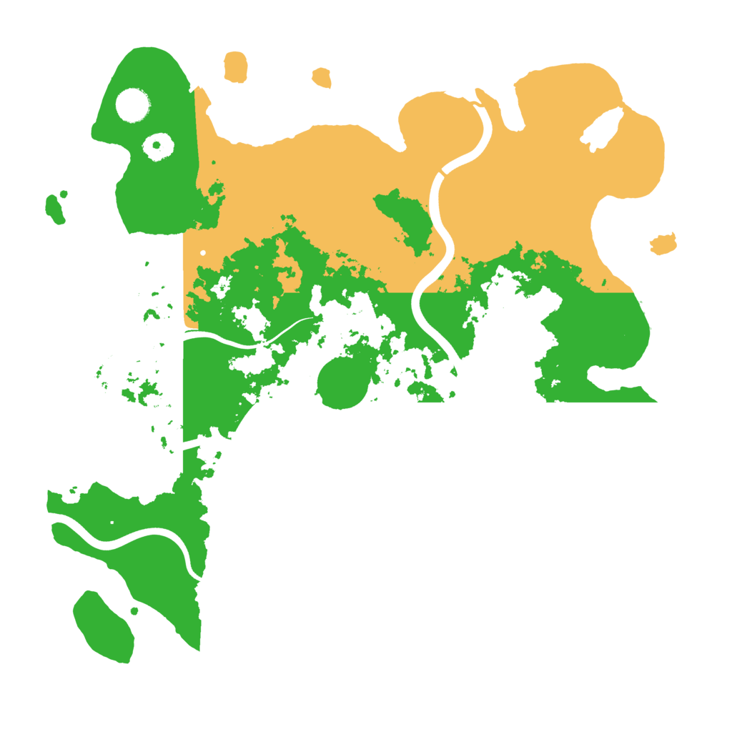 Biome Rust Map: Procedural Map, Size: 3800, Seed: 91190