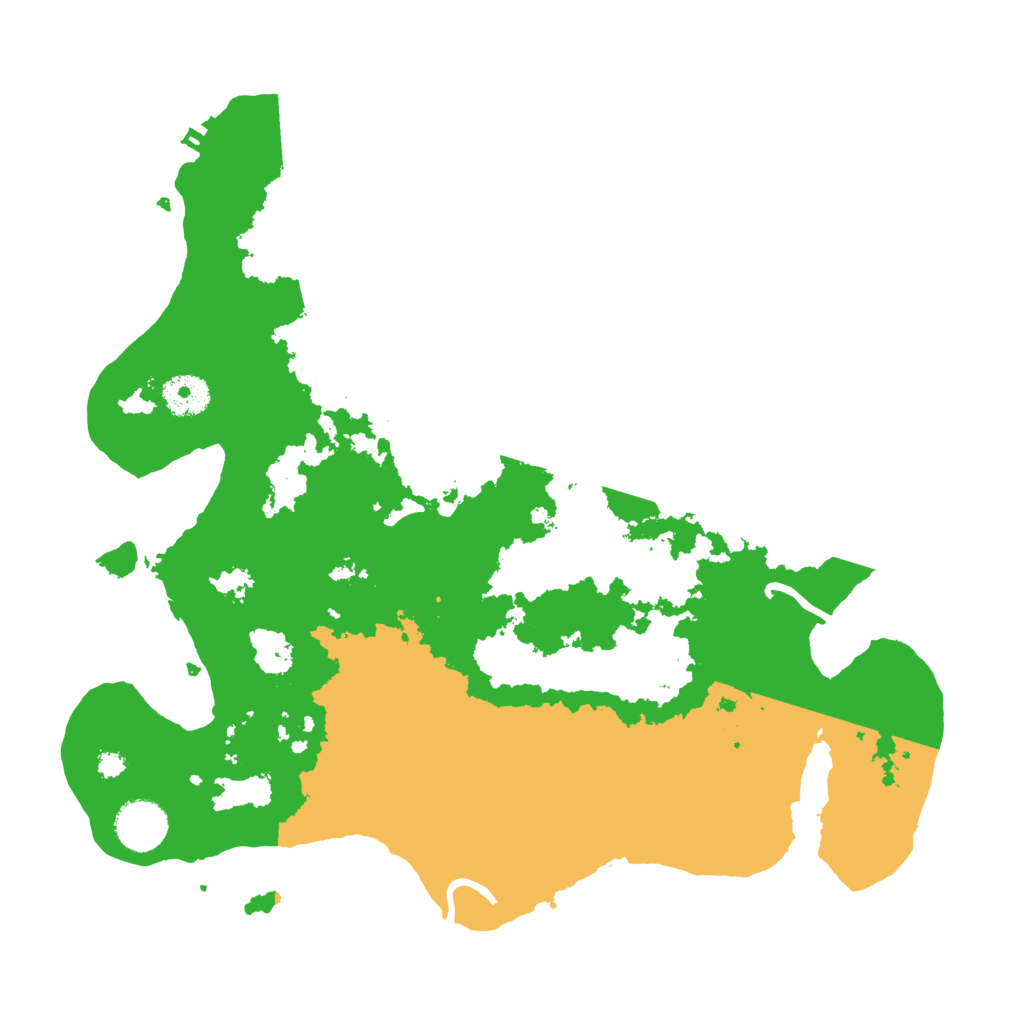 Biome Rust Map: Procedural Map, Size: 3500, Seed: 4880