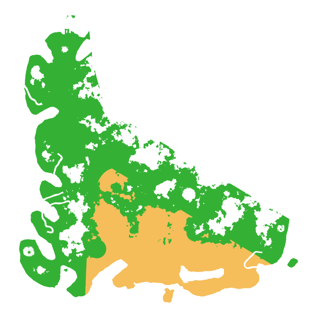 Biome Rust Map: Procedural Map, Size: 4500, Seed: 512023