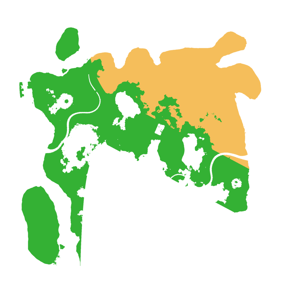 Biome Rust Map: Procedural Map, Size: 3000, Seed: 678334978