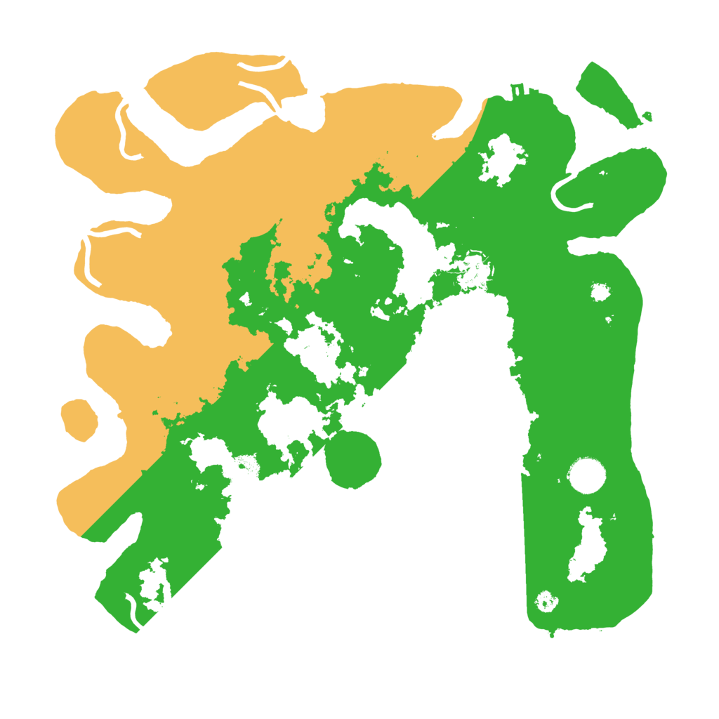 Biome Rust Map: Procedural Map, Size: 3500, Seed: 54226673