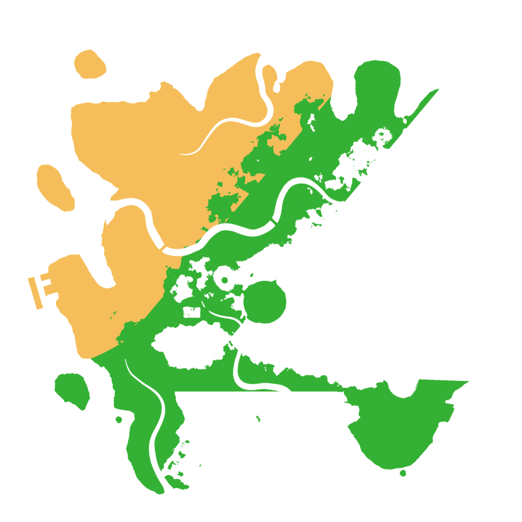 Biome Rust Map: Procedural Map, Size: 3250, Seed: 446433474