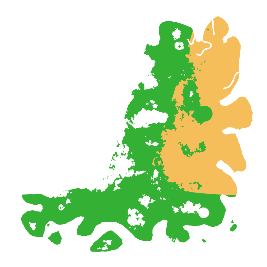 Biome Rust Map: Procedural Map, Size: 4500, Seed: 2138367268