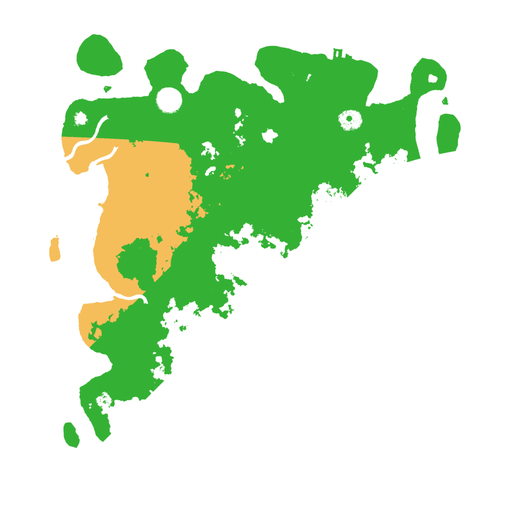 Biome Rust Map: Procedural Map, Size: 3500, Seed: 34292212