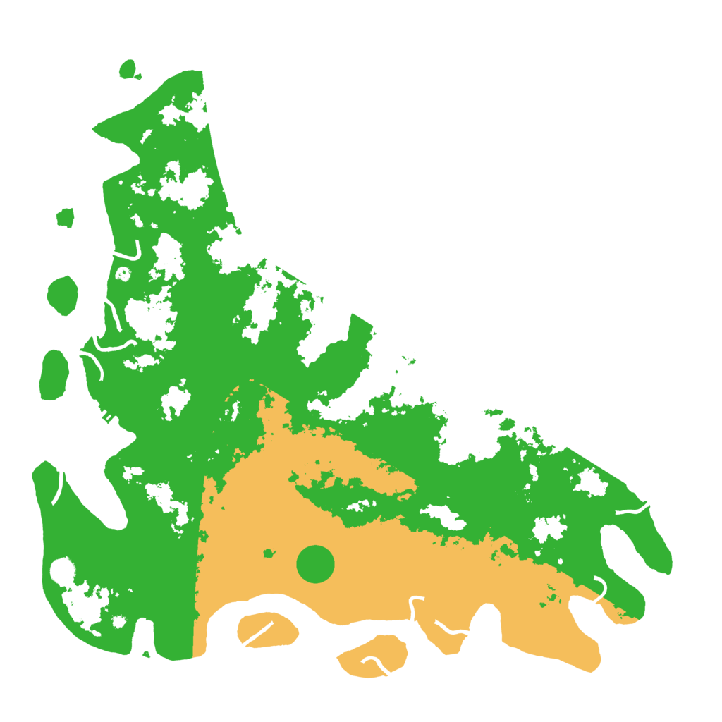 Biome Rust Map: Procedural Map, Size: 5000, Seed: 122501